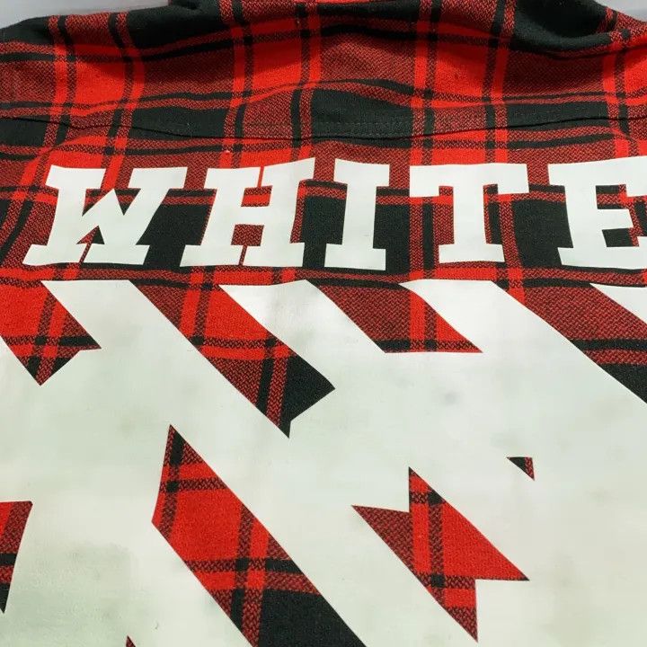 Off-White OFF-WHITE Red Plaid Button-Up Shirt for All 0079 Size US M / EU 48-50 / 2 - 8 Thumbnail