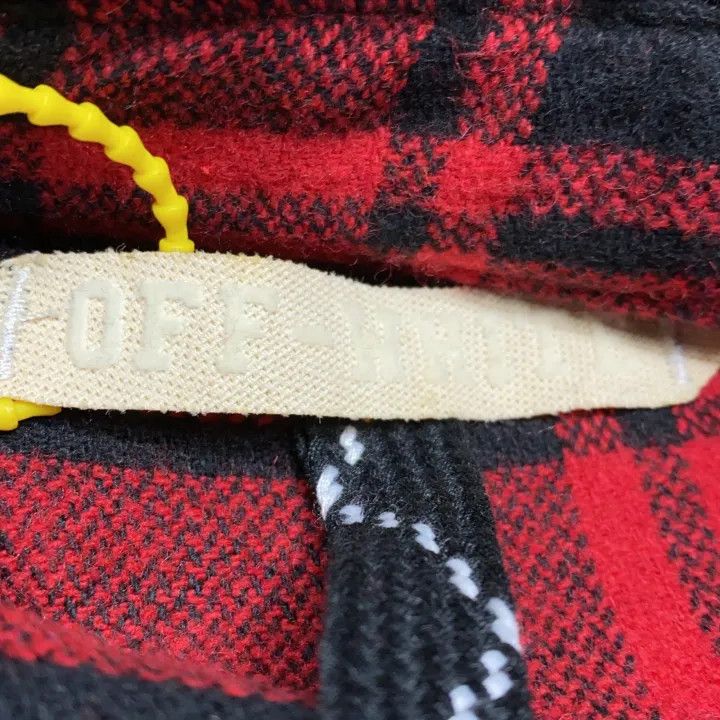 Off-White OFF-WHITE Red Plaid Button-Up Shirt for All 0079 Size US M / EU 48-50 / 2 - 5 Thumbnail