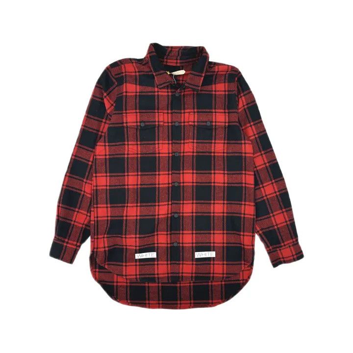 Off-White OFF-WHITE Red Plaid Button-Up Shirt for All 0079 Size US M / EU 48-50 / 2 - 2 Thumbnail