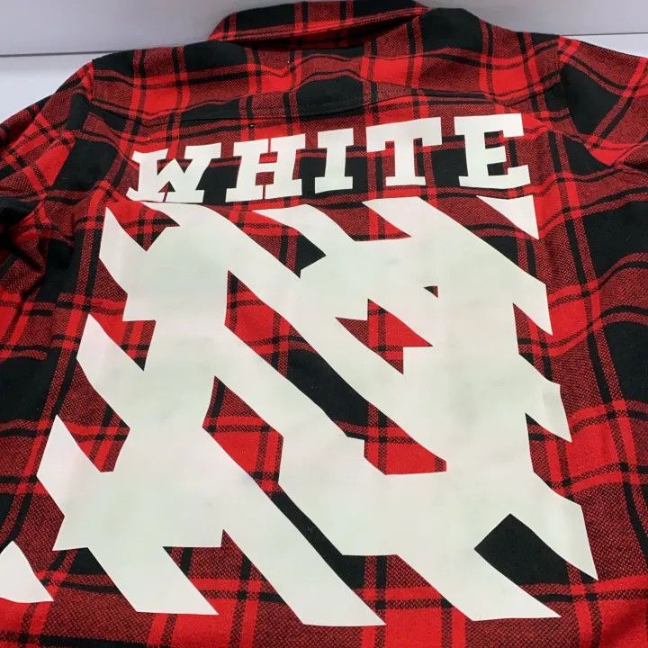 Off-White OFF-WHITE Red Plaid Button-Up Shirt for All 0079 Size US M / EU 48-50 / 2 - 7 Thumbnail