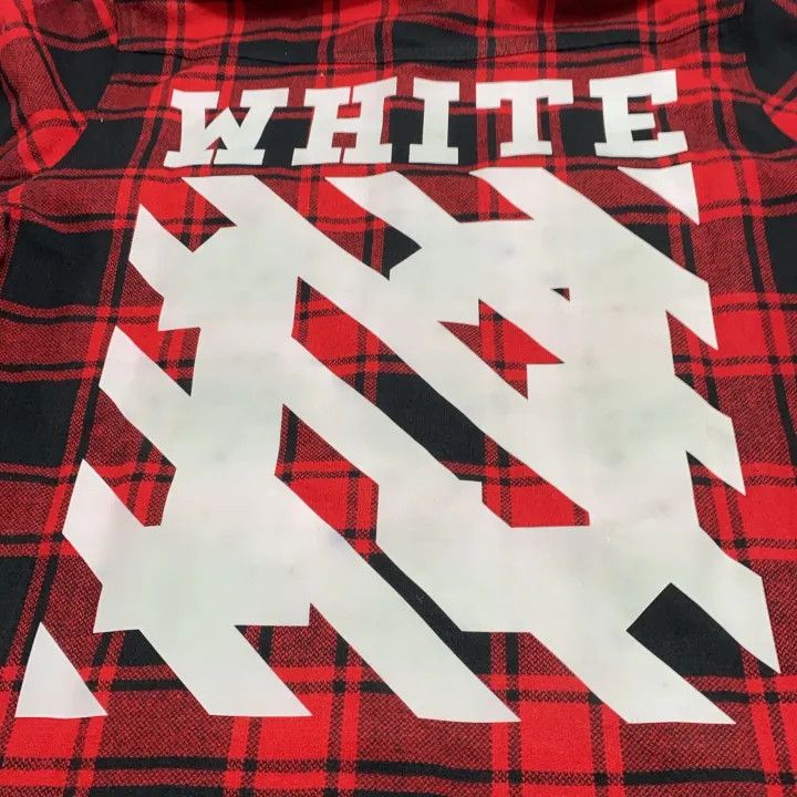 Off-White OFF-WHITE Red Plaid Button-Up Shirt for All 0079 Size US M / EU 48-50 / 2 - 9 Thumbnail