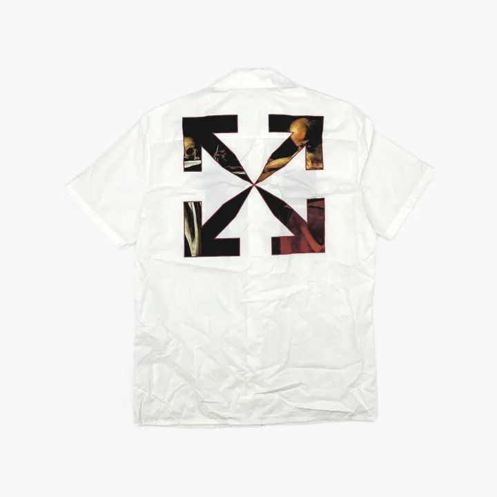 Off-White Off-White SS21 Caravaggio Holiday Short Sleeve Shirt 0079 Size US S / EU 44-46 / 1 - 3 Thumbnail