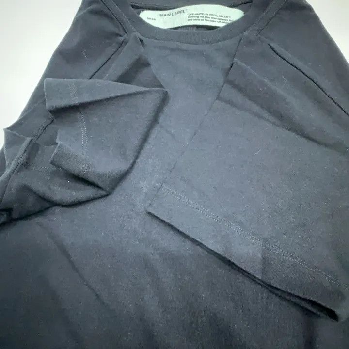 Off-White Off-White Black Loose Fit Short Sleeve T-Shirt 0079 Size US XS / EU 42 / 0 - 6 Thumbnail