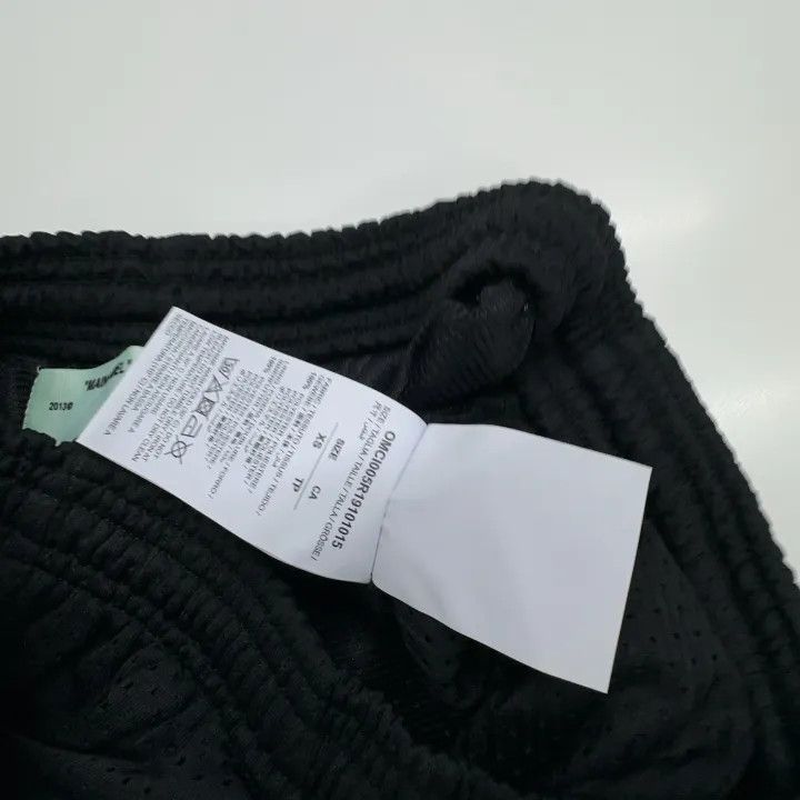 Off-White OFF-WHITE Diag Stencil Black Mesh Shorts 0079 Size US 26 / EU 42 - 5 Thumbnail
