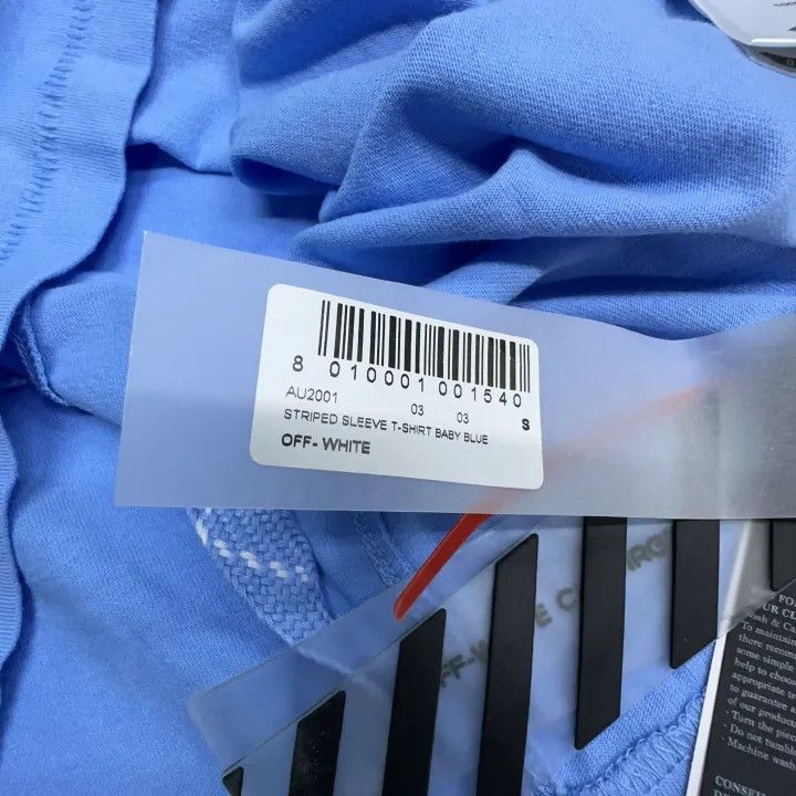 Off-White OFF-WHITE C/O Long Sleeve Striped Tee 0079 Size US S / EU 44-46 / 1 - 4 Thumbnail