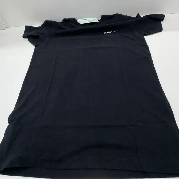 Off-White OFF-WHITE Black Loose Fit Cotton Tee 0079 Size US XS / EU 42 / 0 - 8 Thumbnail
