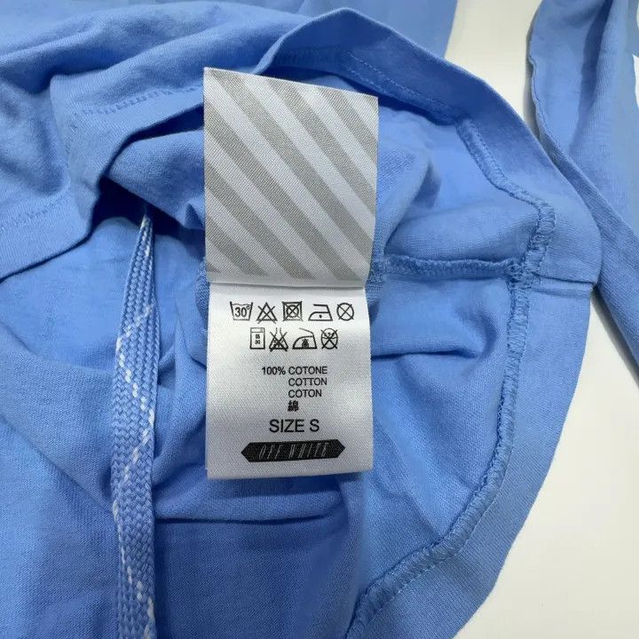 Off-White OFF-WHITE C/O Long Sleeve Striped T-Shirt 0079 Size US S / EU 44-46 / 1 - 4 Thumbnail