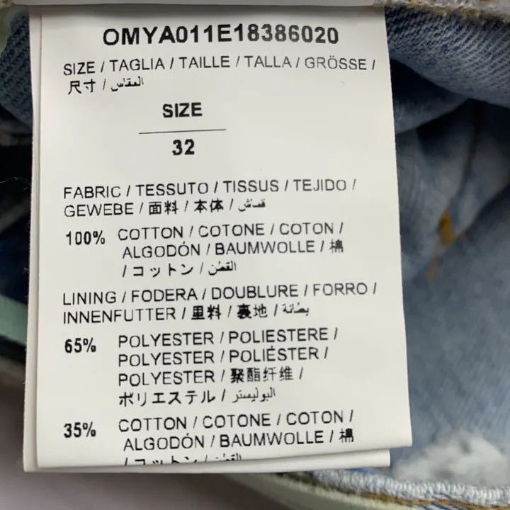 Off-White OFF-WHITE Distressed Light Blue Denim Jeans 0079 Size US 32 / EU 48 - 5 Thumbnail