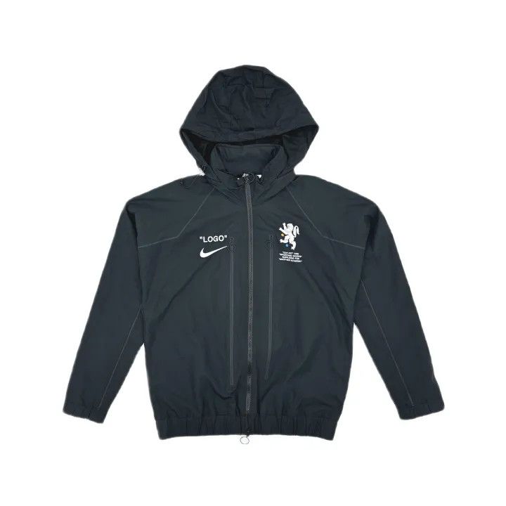 Off-White Nike x Off-White Black Men's Track Jacket 0079 Size US S / EU 44-46 / 1 - 2 Thumbnail