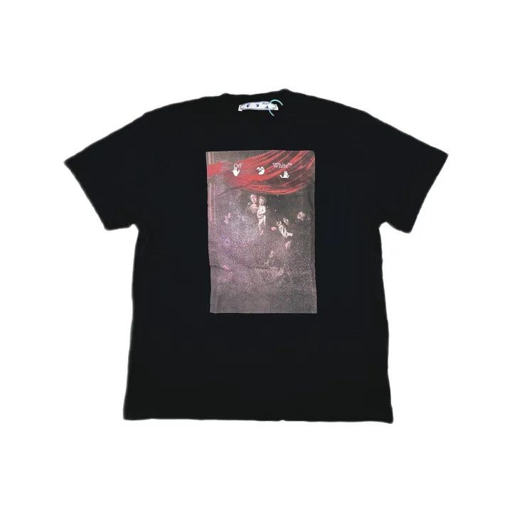Off-White Off-White Black Graphic Short Sleeve T-Shirt 0079 Size US XS / EU 42 / 0 - 2 Thumbnail