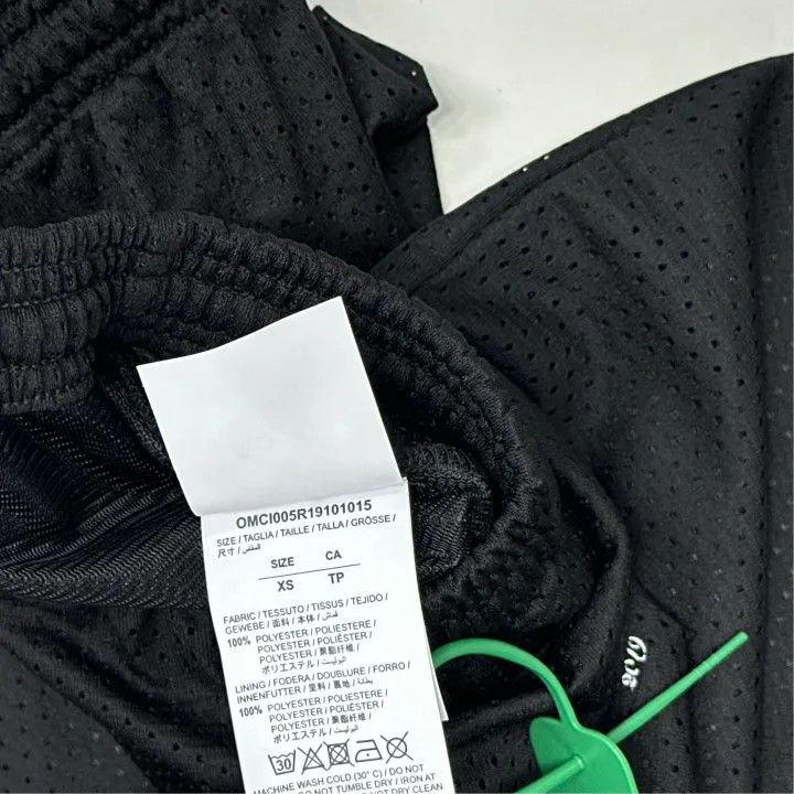 Off-White Off-White Diag Stencil Mesh Shorts in Black 0079 Size US 26 / EU 42 - 3 Thumbnail