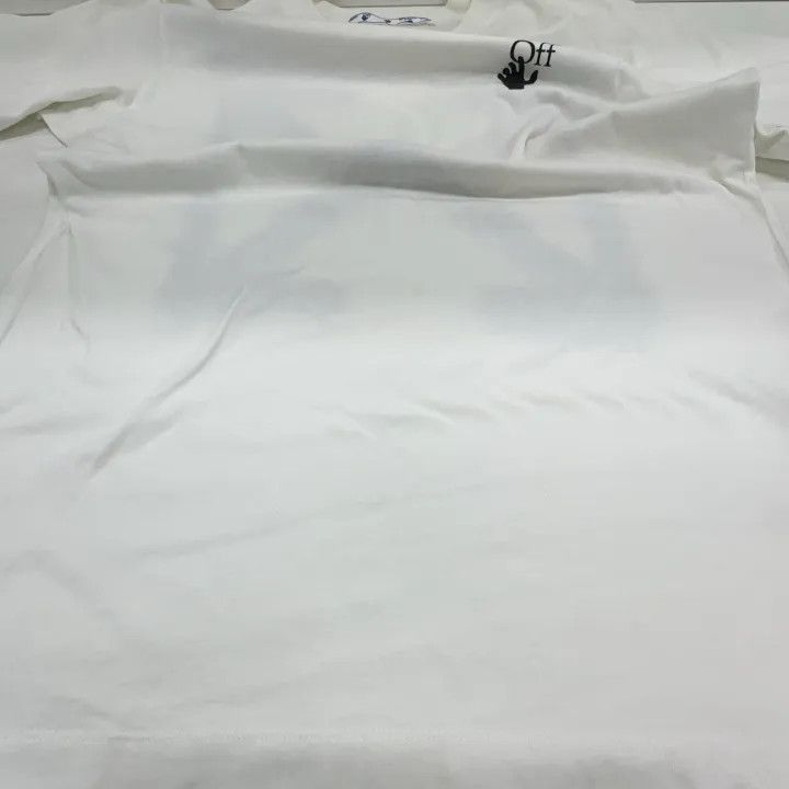 Off-White Off-White Casual Simple Round Neck T-Shirt 0079 Size US L / EU 52-54 / 3 - 7 Thumbnail