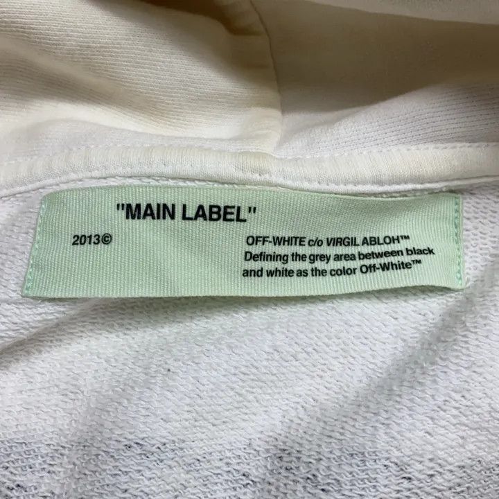 Off-White Off-White Black Arrow Zip Hoodie Sweatshirt 0079 Size US S / EU 44-46 / 1 - 4 Thumbnail