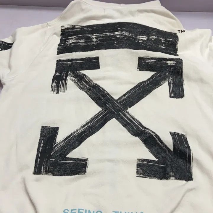 Off-White Off-White Black Arrow Zip Hoodie Sweatshirt 0079 Size US S / EU 44-46 / 1 - 22 Thumbnail