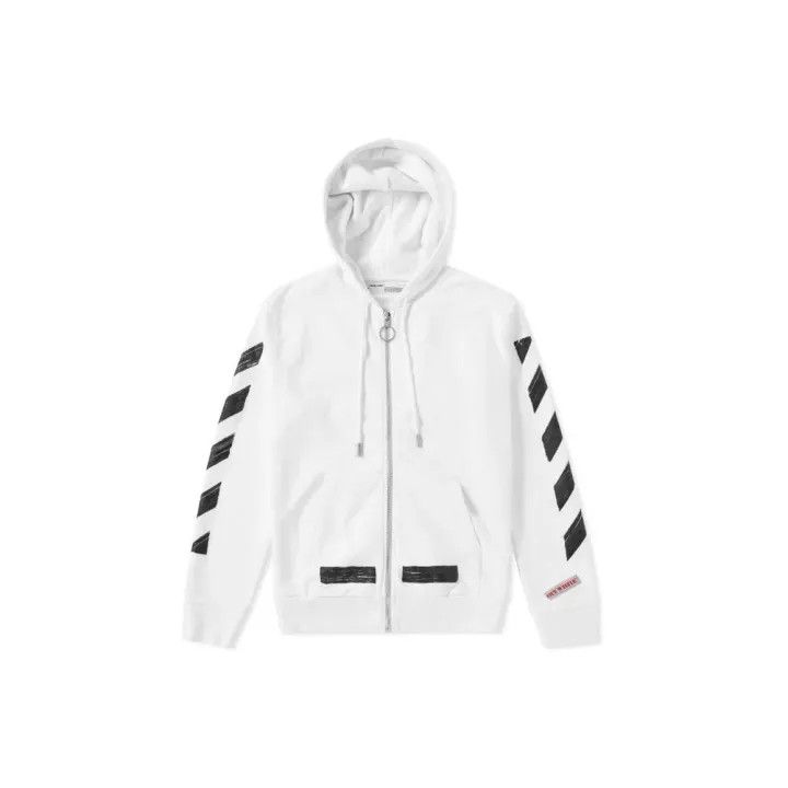 Off-White Off-White Black Arrow Zip Hoodie Sweatshirt 0079 Size US S / EU 44-46 / 1 - 2 Thumbnail