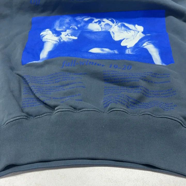 Off-White Off-White Religious Art Drawstring Hoodie 0079 Size US XXS / EU 40 - 12 Thumbnail