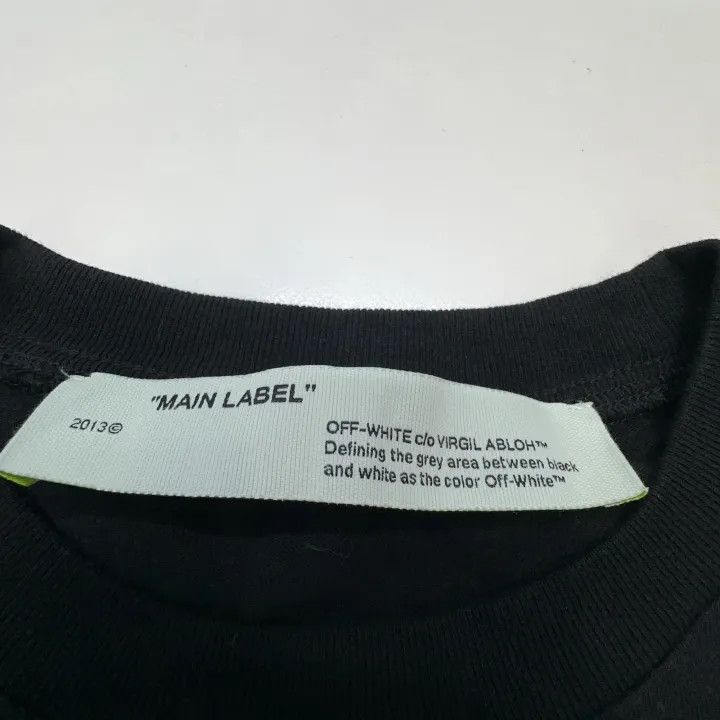 Off-White Off-White Classic Logo Tape Short Sleeve Tee 0079 Size US S / EU 44-46 / 1 - 2 Thumbnail