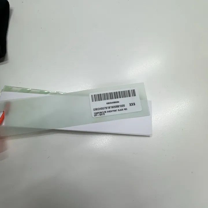 Off-White Off-White Black Drawstring Fleece Joggers 0079 Size US 26 / EU 42 - 2 Thumbnail