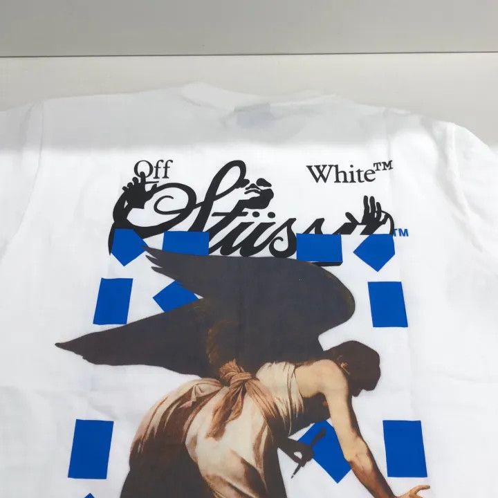 Off-White Stussy x OFF-WHITE World Tour Logo T-shirt 0079 Size US S / EU 44-46 / 1 - 4 Thumbnail
