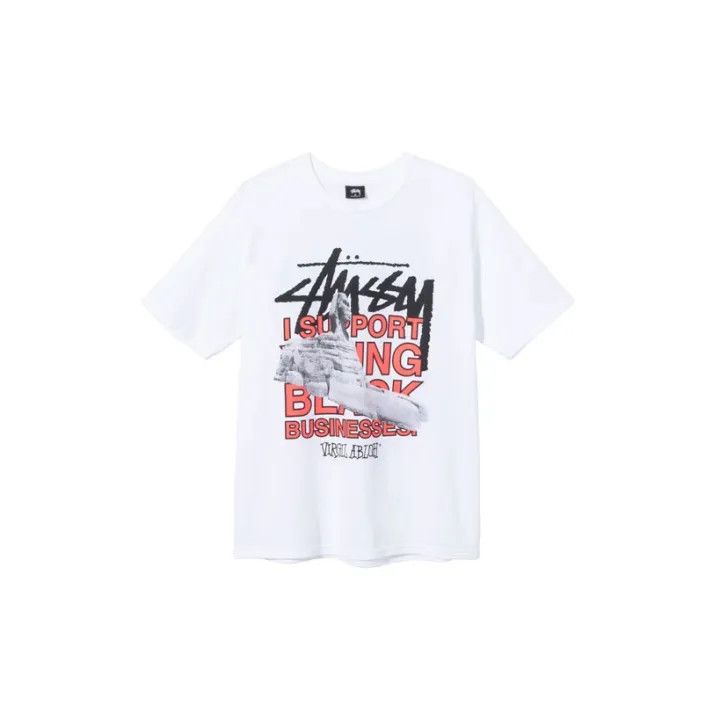 Off-White Stussy x OFF-WHITE World Tour Logo T-shirt 0079 Size US S / EU 44-46 / 1 - 2 Thumbnail