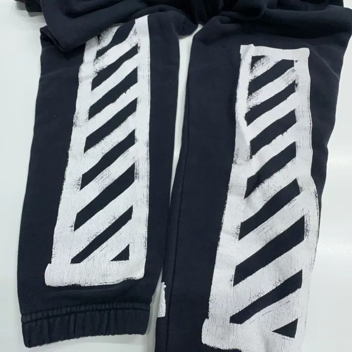 Off-White OFF-WHITE Striped Print Casual Sports Pants 0079 Size US 26 / EU 42 - 5 Thumbnail