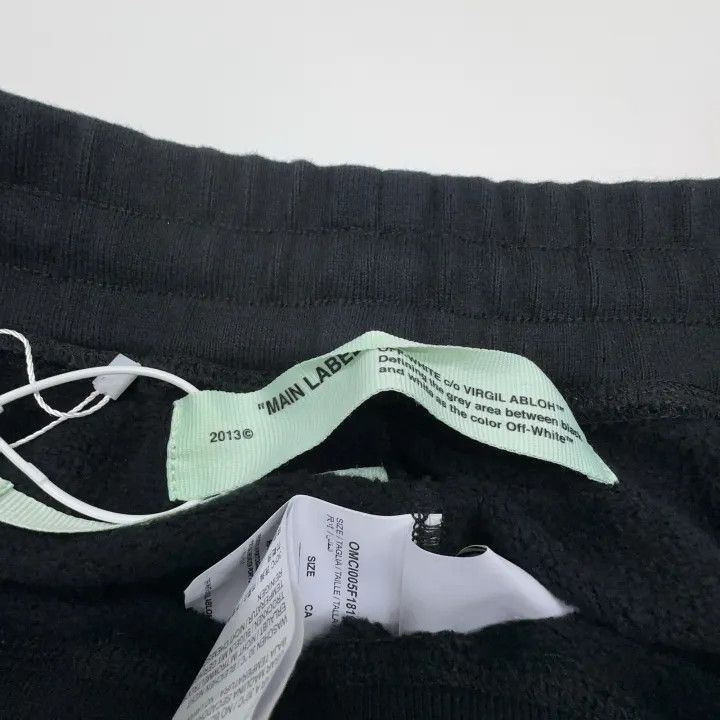 Off-White Off-White Logo Print Black Shorts 0079 Size US 26 / EU 42 - 3 Thumbnail