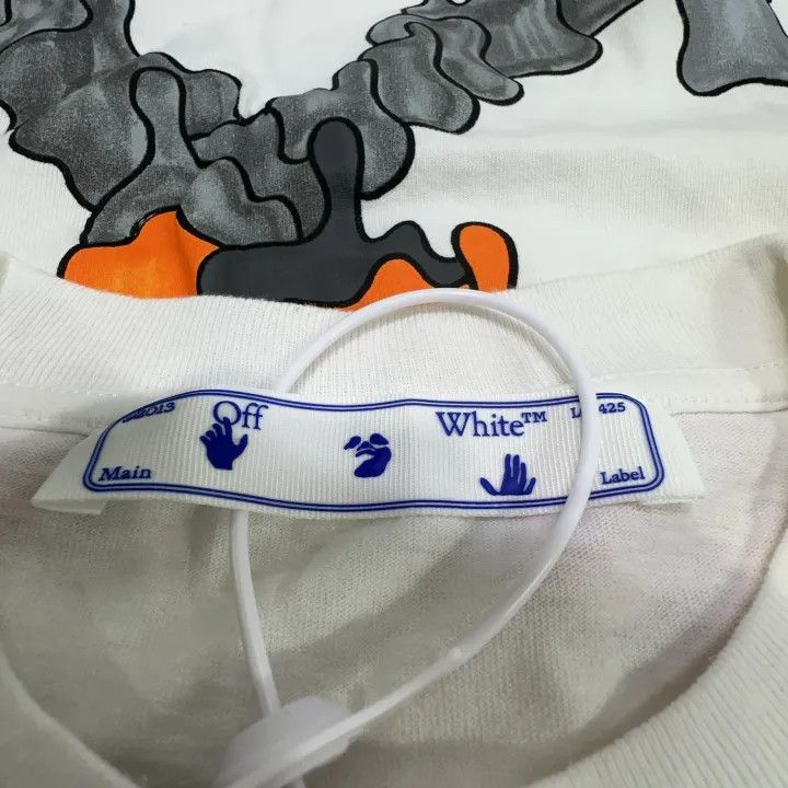 Off-White Off-White Casual Print Short Sleeve T-Shirt 0079 Size US S / EU 44-46 / 1 - 4 Thumbnail