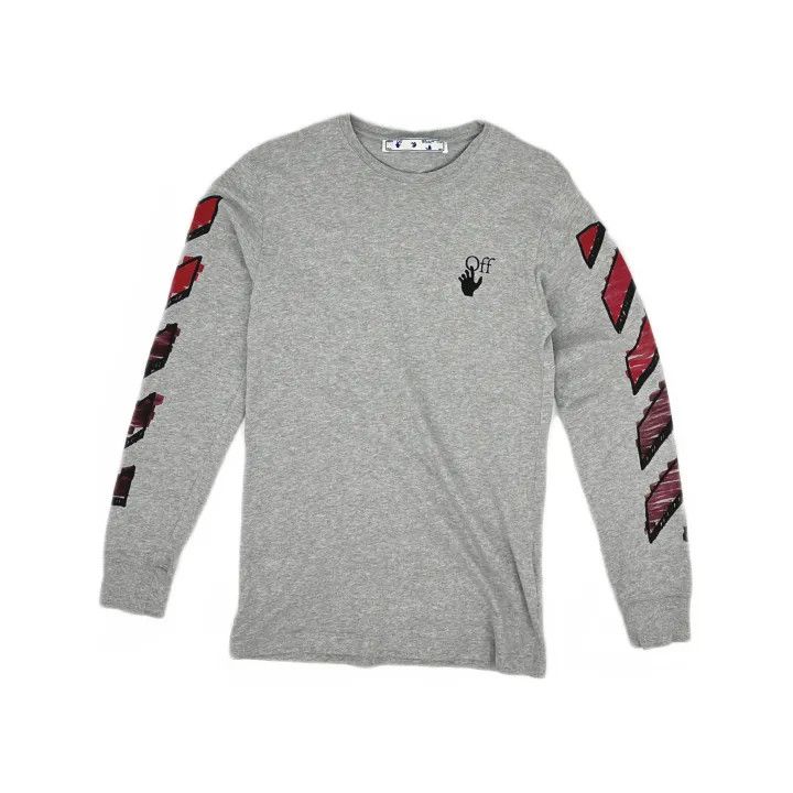 Off-White Off-White Men's Long Sleeve Knit T-Shirt 0079 Size US S / EU 44-46 / 1 - 2 Thumbnail