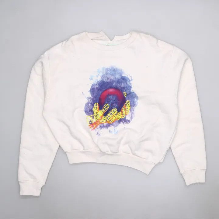 Off-White Off-White SS23 Graphic Print Long Sleeve Sweatshirt 0079 Size US L / EU 52-54 / 3 - 2 Thumbnail
