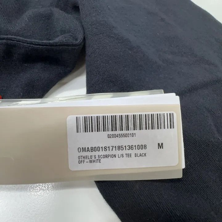 Off-White OFF-WHITE Black Graphic Scorpion Short Sleeve Top 0079 Size US M / EU 48-50 / 2 - 2 Thumbnail
