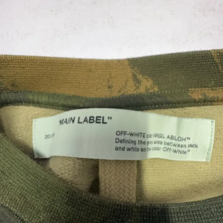 Off-White Off-White Brush Pattern Graphic Sweatshirt 0079 Size US XXS / EU 40 - 4 Thumbnail