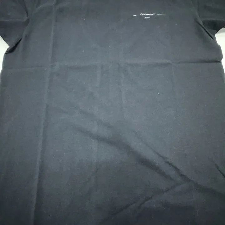 Off-White Loose Fit Black Cotton T-Shirt 0079