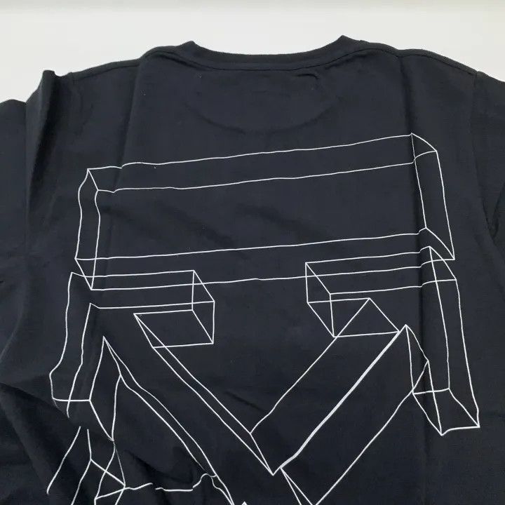 Off-White Loose Fit Black Cotton T-Shirt 0079