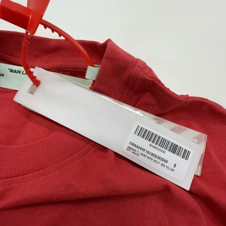 Off-White Off-White Red Short Sleeve T-Shirt 0079 Size US S / EU 44-46 / 1 - 4 Thumbnail