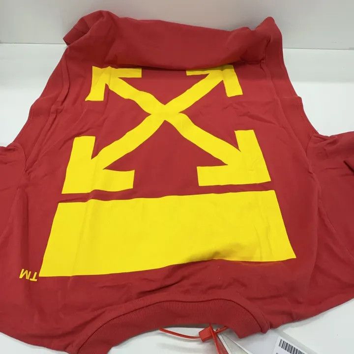 Off-White Off-White Red Short Sleeve T-Shirt 0079 Size US S / EU 44-46 / 1 - 5 Thumbnail