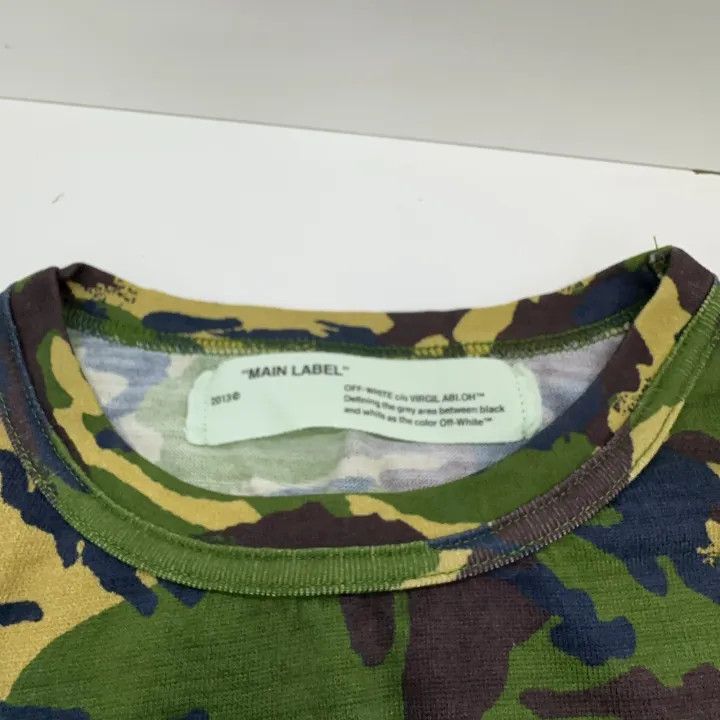 Off-White Off-White Camouflage Logo Print T-Shirt 0079 Size US XL / EU 56 / 4 - 2 Thumbnail