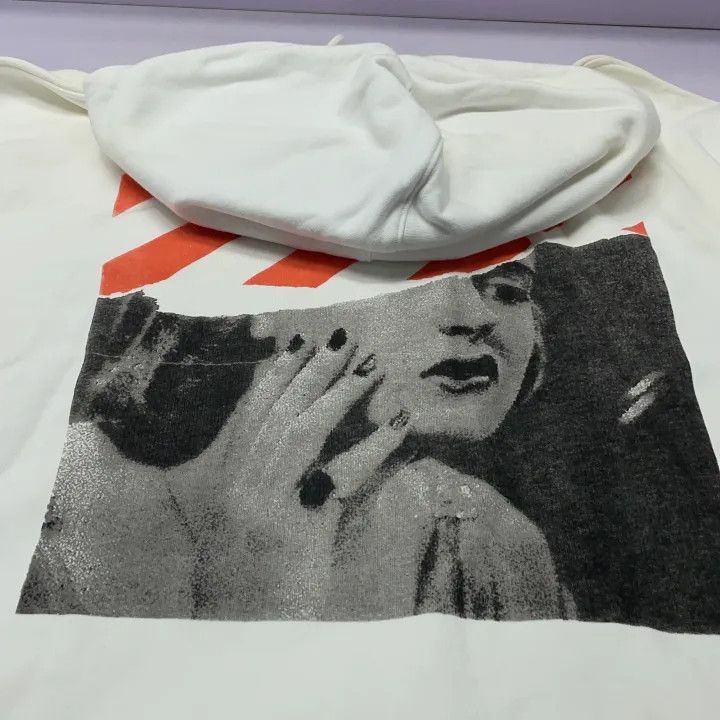 Off-White Off-White Marilyn Monroe Hoodie for Men 0079 Size US XXS / EU 40 - 6 Thumbnail