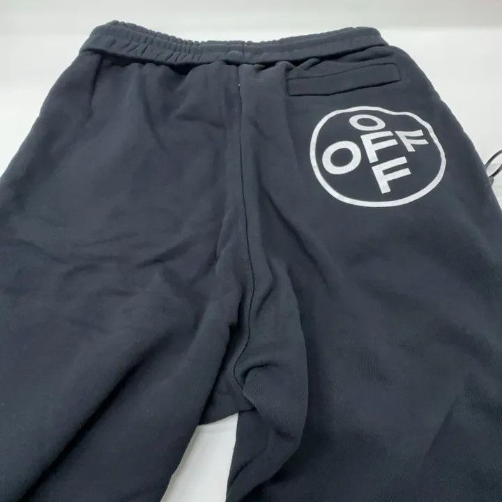 Off-White Off-White Black Letter Print Sweatpants 0079 Size US 26 / EU 42 - 5 Thumbnail