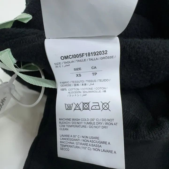 Off-White Off-White Black Logo Printed Shorts 0079 Size US 26 / EU 42 - 2 Thumbnail