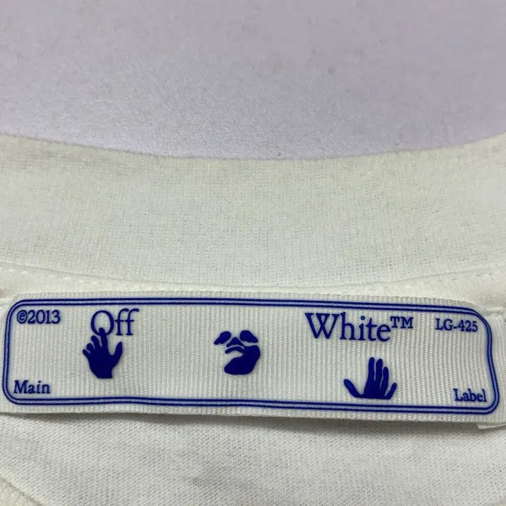 Off-White Off-White White Short Sleeve T-Shirt with Graphic 0079 Size US S / EU 44-46 / 1 - 4 Thumbnail