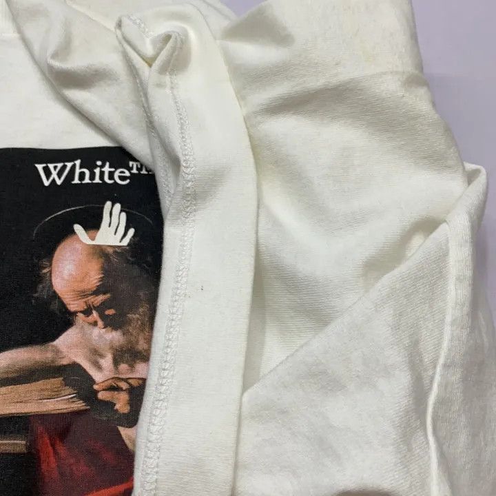 Off-White Off-White White Short Sleeve T-Shirt with Graphic 0079 Size US S / EU 44-46 / 1 - 11 Thumbnail