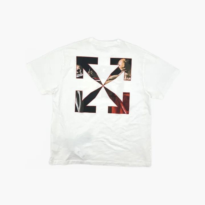 Off-White Off-White White Short Sleeve T-Shirt with Graphic 0079 Size US S / EU 44-46 / 1 - 3 Thumbnail