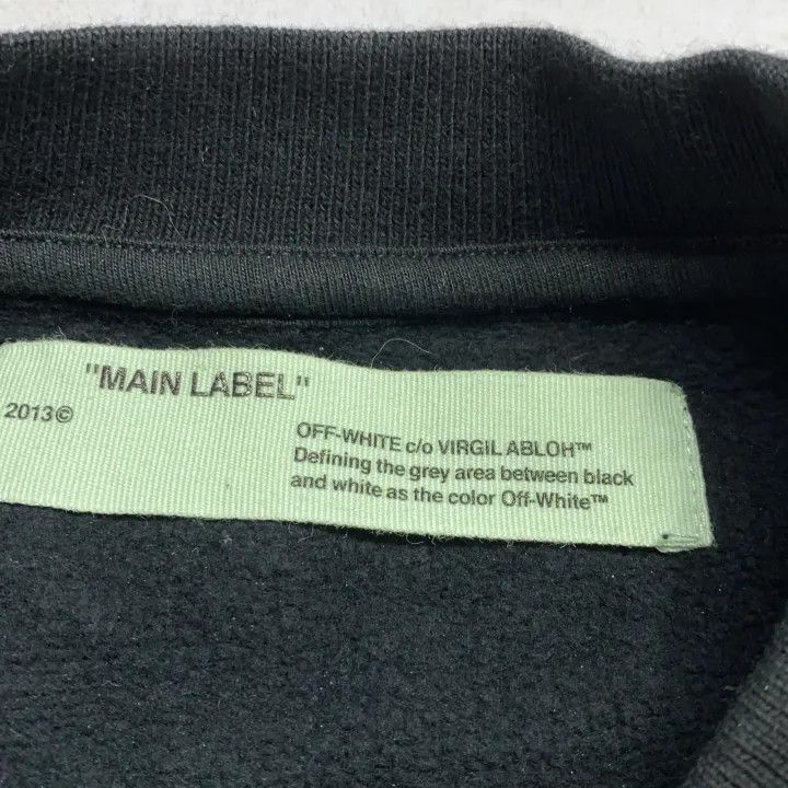 Off-White Off-White Black Splash Print Pullover Sweatshirt 0079 Size US S / EU 44-46 / 1 - 10 Thumbnail