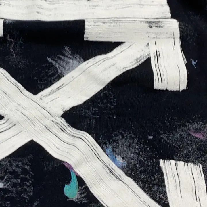 Off-White Off-White Black Splash Print Pullover Sweatshirt 0079 Size US S / EU 44-46 / 1 - 8 Thumbnail