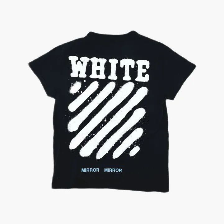 Off-White Off-White Black Short Sleeve Tee with Print 0079 Size US XXS / EU 40 - 3 Thumbnail