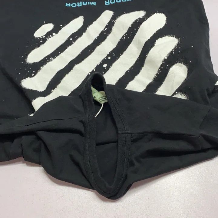 Off-White Off-White Black Short Sleeve Tee with Print 0079 Size US XXS / EU 40 - 10 Thumbnail