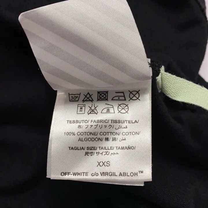 Off-White Off-White Black Short Sleeve Tee with Print 0079 Size US XXS / EU 40 - 5 Thumbnail