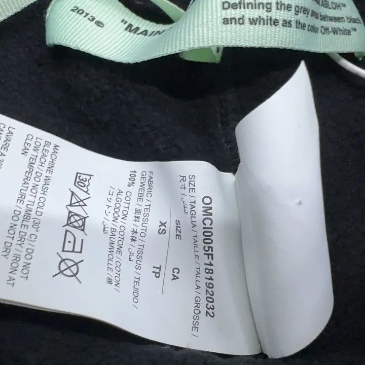 Off-White Off-White Logo Print Black Shorts 0079 Size US 26 / EU 42 - 3 Thumbnail