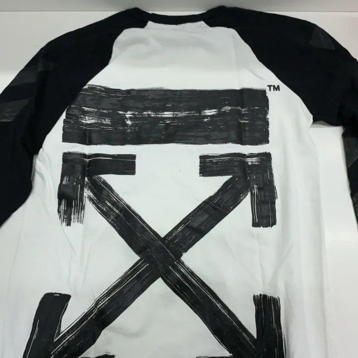 Off-White Off-White Long Sleeve Color Block T-Shirt 0079 Size US S / EU 44-46 / 1 - 4 Thumbnail