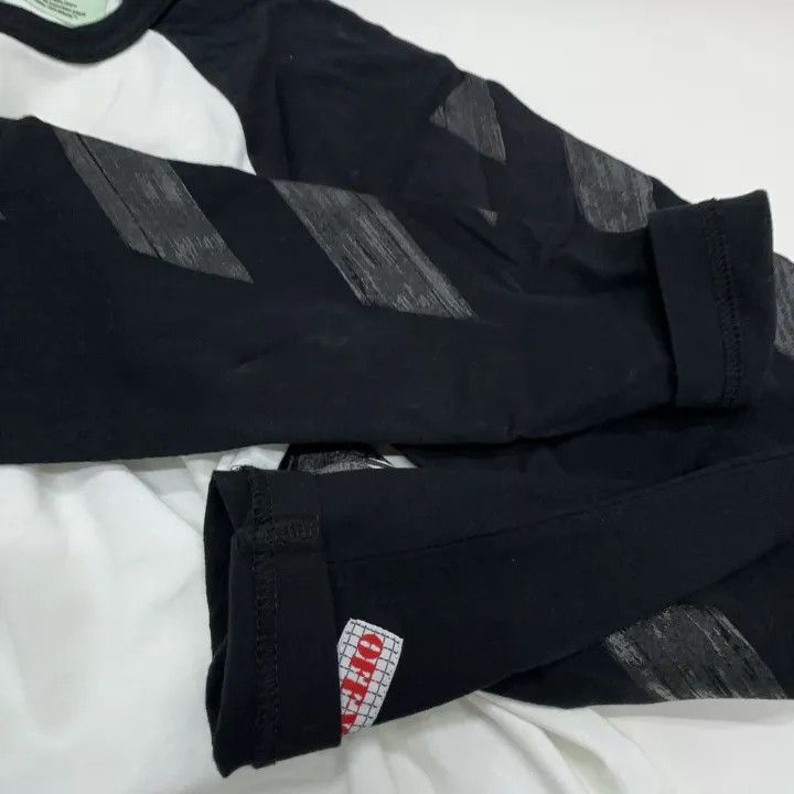 Off-White Off-White Long Sleeve Color Block T-Shirt 0079 Size US S / EU 44-46 / 1 - 5 Thumbnail